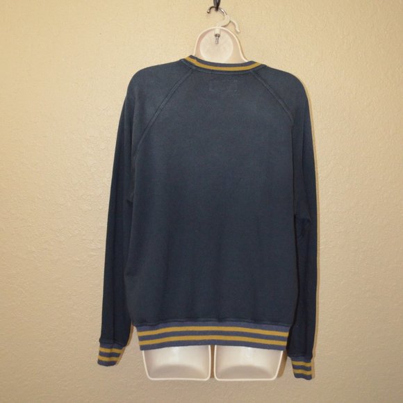 $245 Sz 1 S The Great. Navy College Hawks Long Sleeve Sweatshirt - Picture 7 of 7